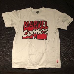 Uniqlo Marvel x Jason Polan Marvel Comics Logo T Shirt